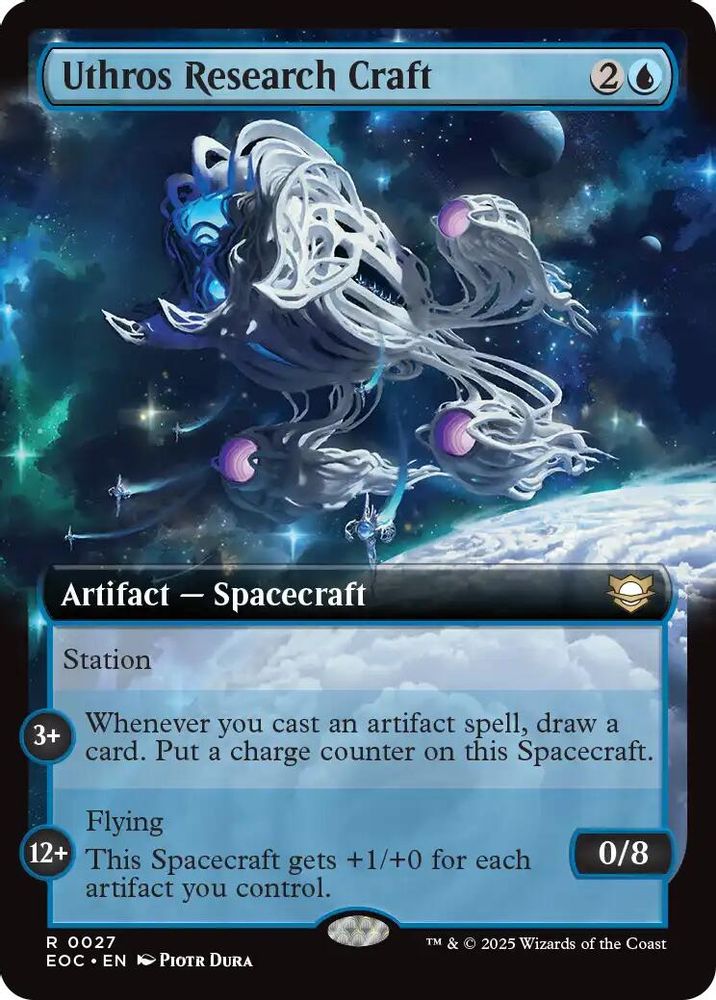 Uthros Research Craft (Extended Art) · 27 · Commander: Edge of Eternities · Non-foil