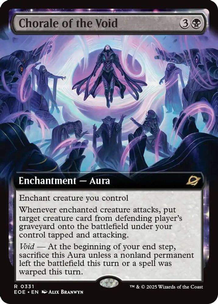 Chorale of the Void (Extended Art) · 331 · Edge of Eternities · Non-foil