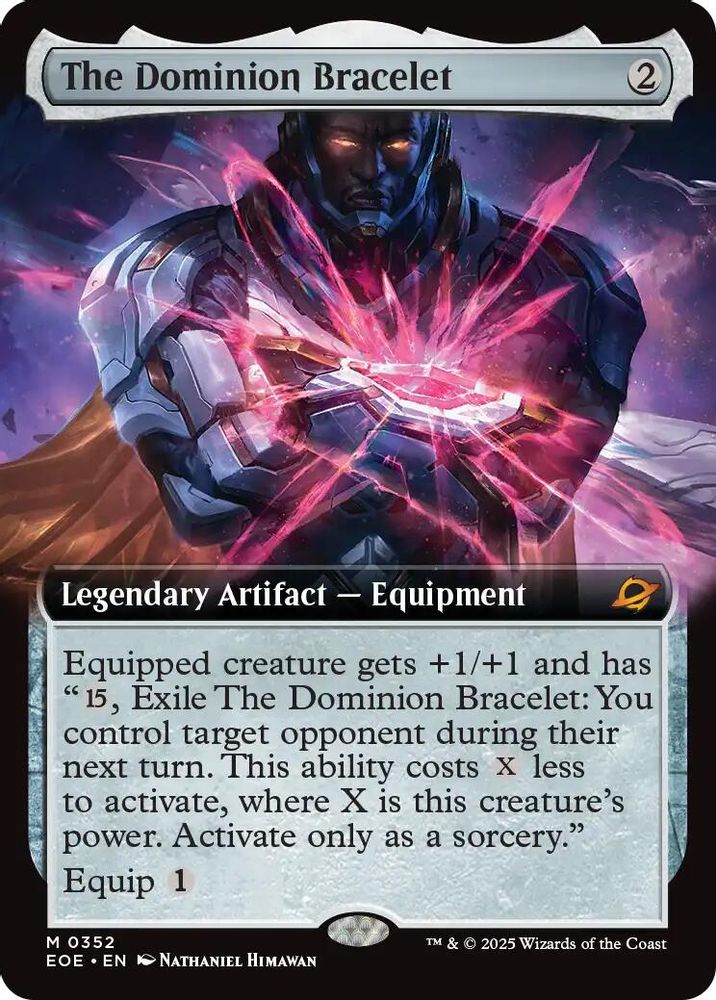 The Dominion Bracelet (Extended Art) · 352 · Edge of Eternities · Foil