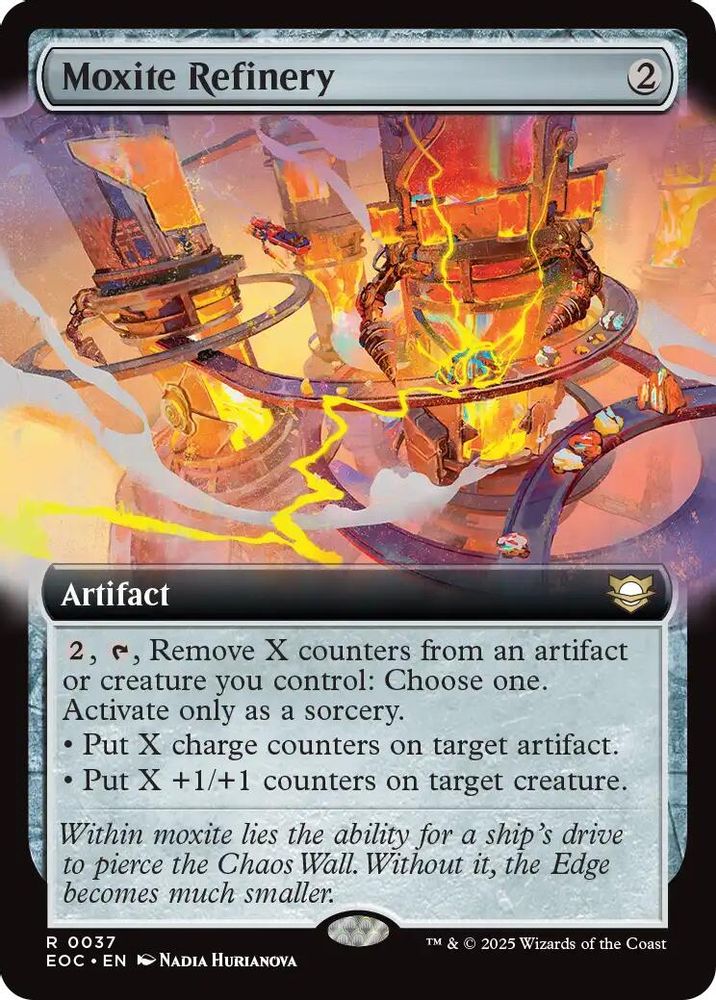 Moxite Refinery (Extended Art) · 37 · Commander: Edge of Eternities · Non-foil