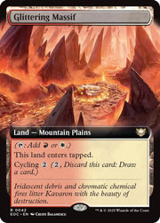 Glittering Massif (Extended Art) · 42 · Commander: Edge of Eternities · Non-foil
