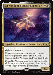 Syr Vondam, Sunstar Exemplar · 231 · Edge of Eternities · Non-foil