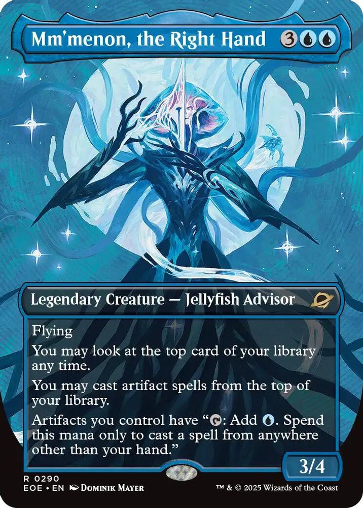 Mm'menon, the Right Hand (Borderless) · 290 · Edge of Eternities · Foil