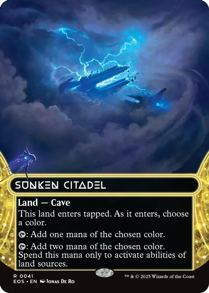Sunken Citadel (0041) (Borderless) · 41 · Edge of Eternities: Stellar Sights · Non-foil