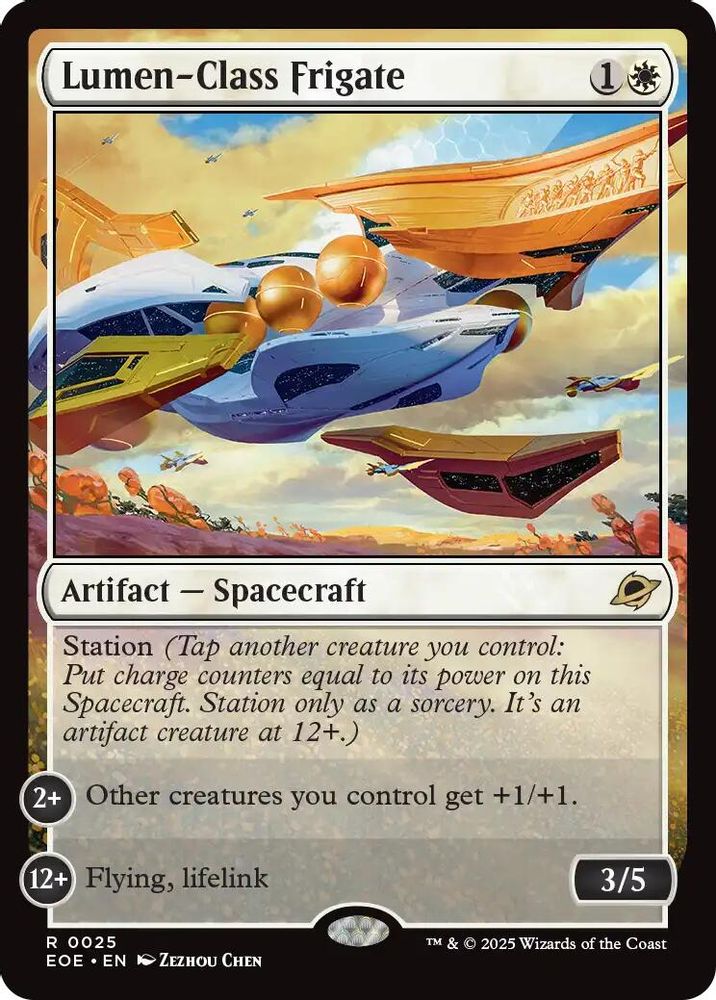 Lumen-Class Frigate · 25 · Edge of Eternities · Non-foil