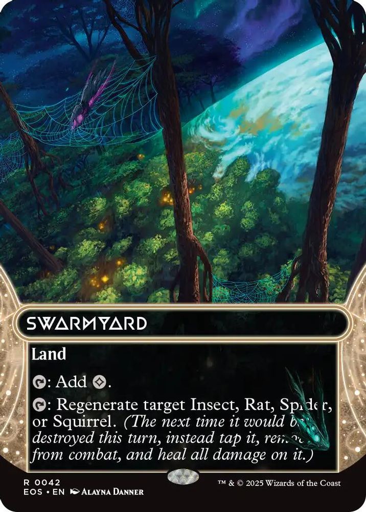 Swarmyard (0042) (Borderless) · 42 · EOS · Foil