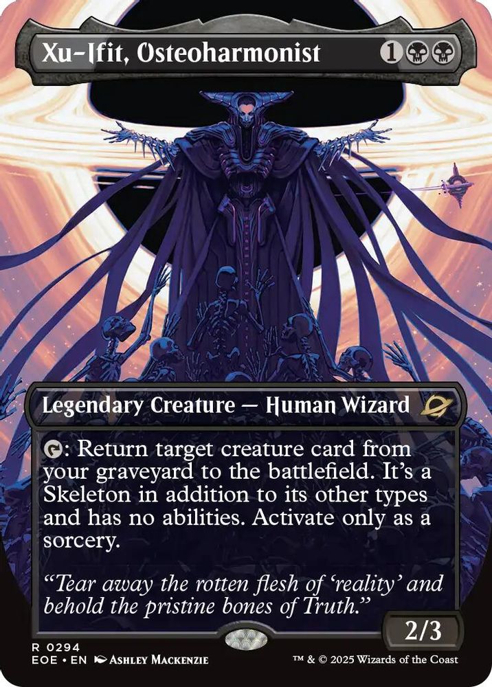 Xu-Ifit, Osteoharmonist (Borderless) · 294 · Edge of Eternities · Non-foil
