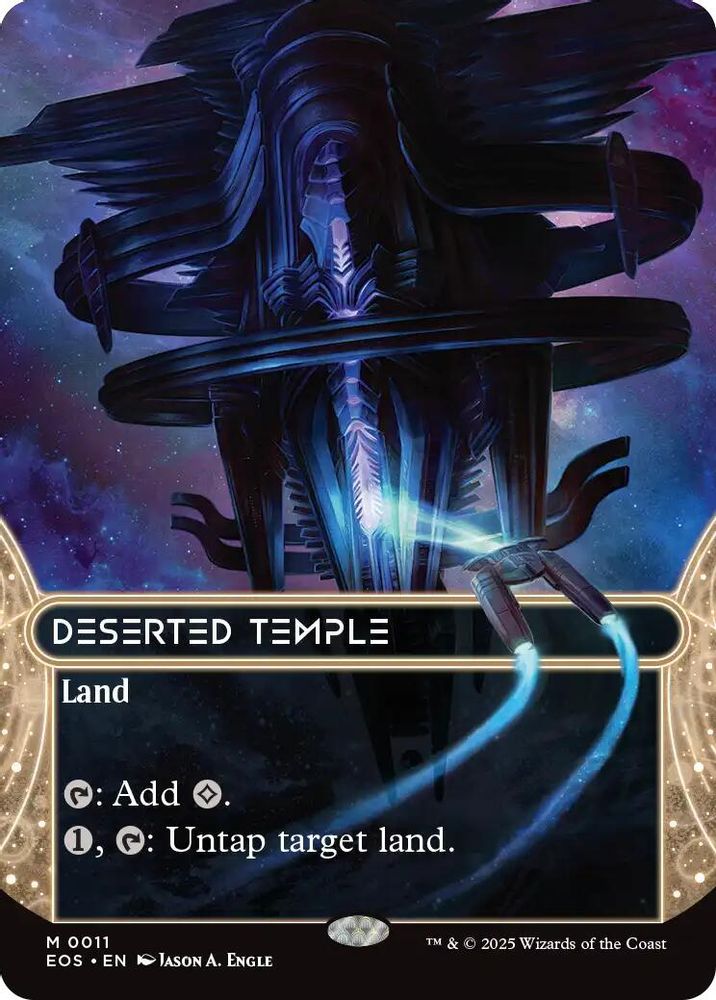 Deserted Temple (0011) (Borderless) · 11 · Edge of Eternities: Stellar Sights · Non-foil