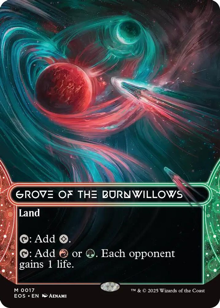 Grove of the Burnwillows (0017) (Borderless) · 17 · EOS · Non-foil