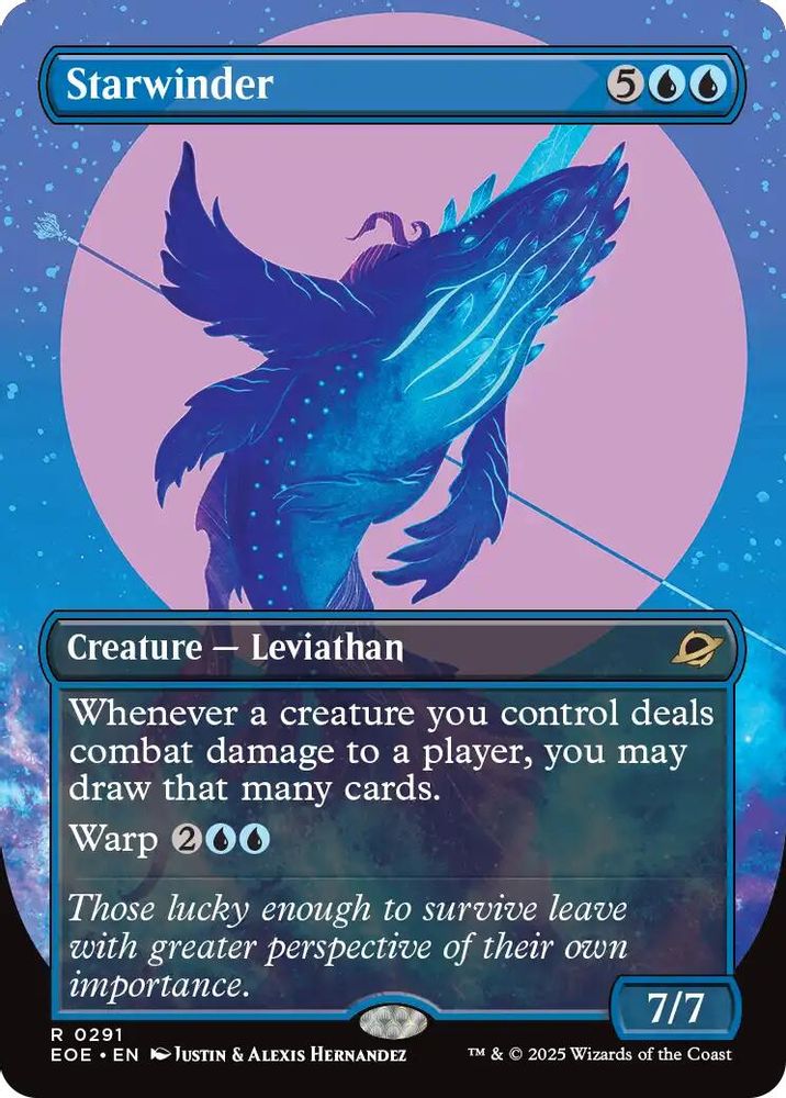 Starwinder (0291) (Borderless) · 291 · Edge of Eternities · Non-foil