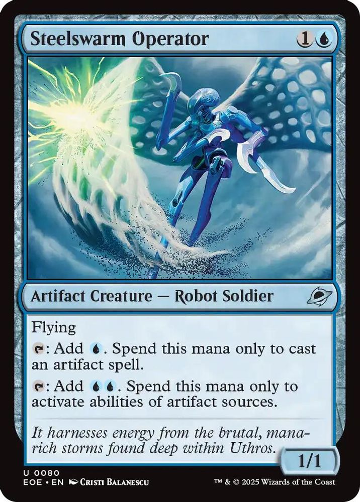 Steelswarm Operator · 80 · Edge of Eternities · Non-foil