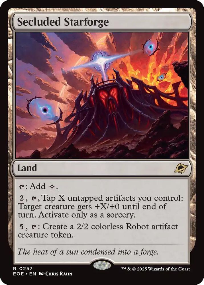 Secluded Starforge · 257 · Edge of Eternities · Non-foil