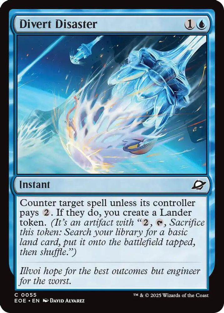Divert Disaster · 55 · Edge of Eternities · Non-foil