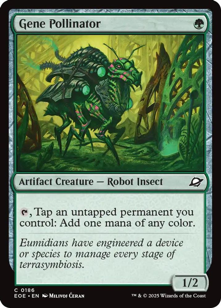 Gene Pollinator · 186 · Edge of Eternities · Foil
