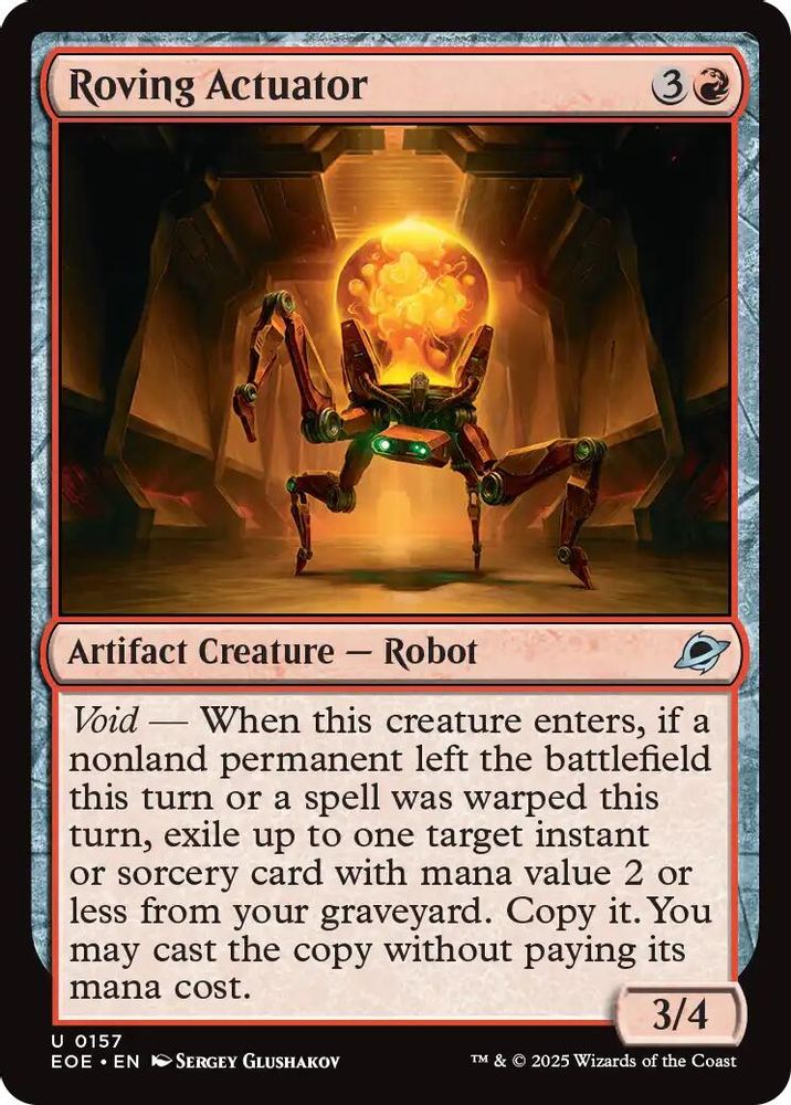 Roving Actuator · 157 · Edge of Eternities · Foil