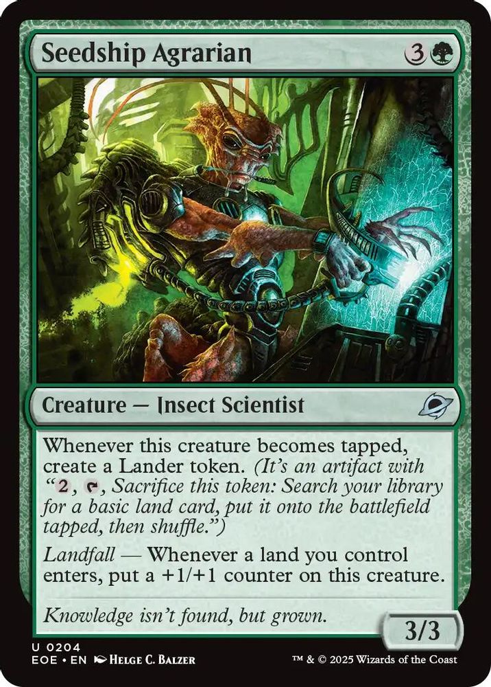 Seedship Agrarian · 204 · Edge of Eternities · Foil
