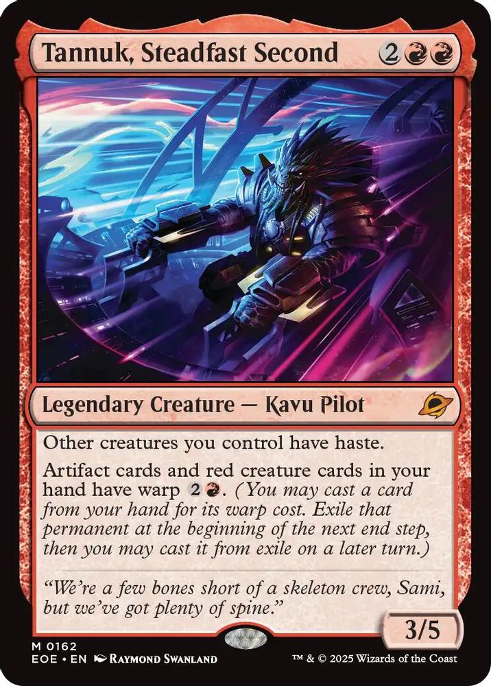 Tannuk, Steadfast Second · 162 · Edge of Eternities · Foil