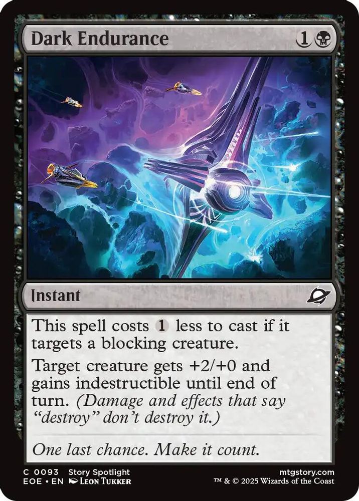 Dark Endurance · 93 · Edge of Eternities · Foil
