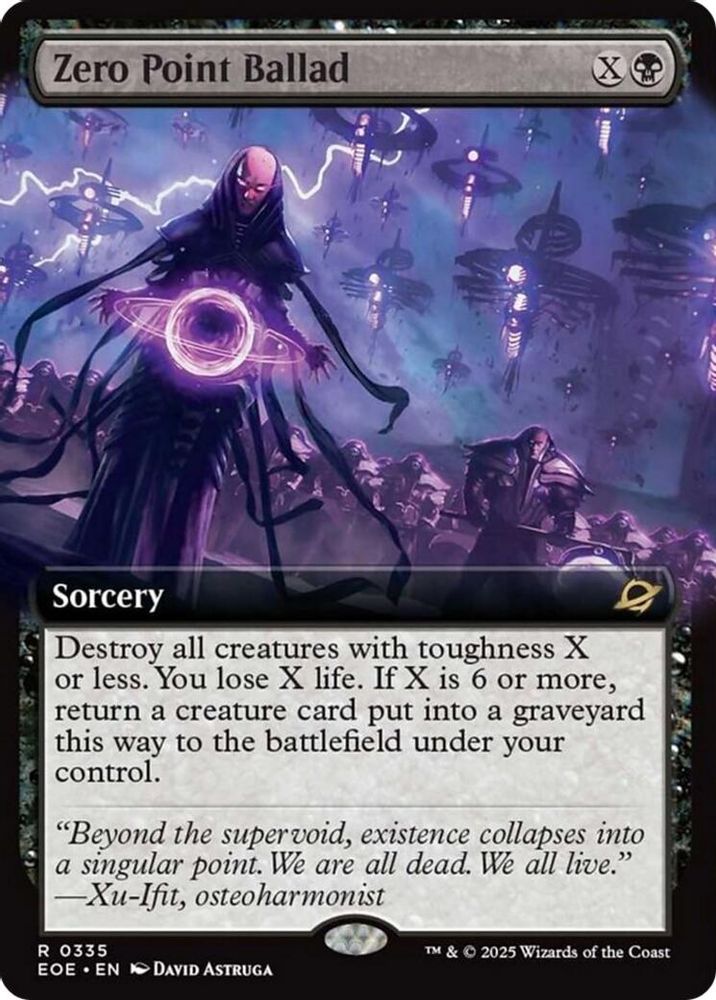Zero Point Ballad (Extended Art) · 335 · Edge of Eternities · Foil