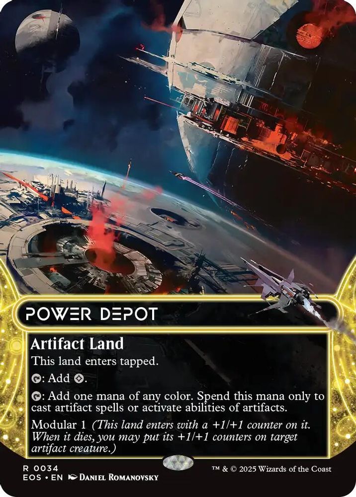 Power Depot (0034) (Borderless) · 34 · Edge of Eternities: Stellar Sights · Non-foil