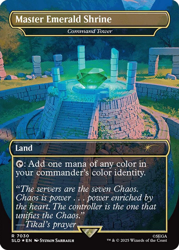 Master Emerald Shrine - Command Tower (7030) · 7030 · Secret Lair Drop Series · Rainbow Foil
