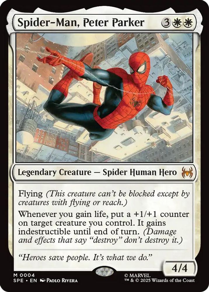 Spider-Man, Peter Parker · 4 · Marvel's Spider-Man: Eternal-Legal · Foil