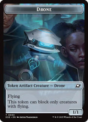 Drone // Lander (0006) Doubled-Sided Token · 3 // 6 · Edge of Eternities · Non-foil