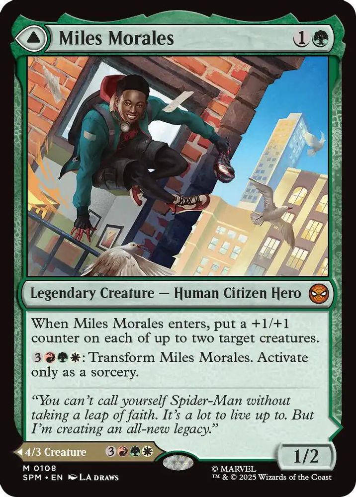 Miles Morales · 108 · SPM · Foil