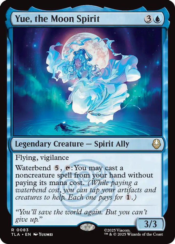 Yue, the Moon Spirit · 83 · Avatar: The Last Airbender · Non-foil