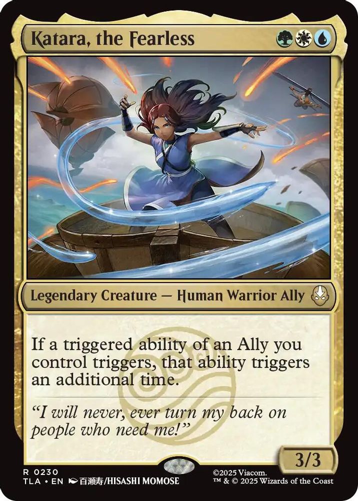 Katara, the Fearless · 230 · Avatar: The Last Airbender · Foil