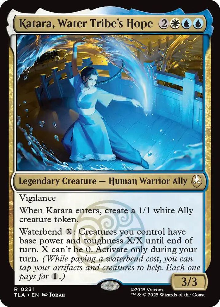 Katara, Water Tribe's Hope · 231 · Avatar: The Last Airbender · Foil