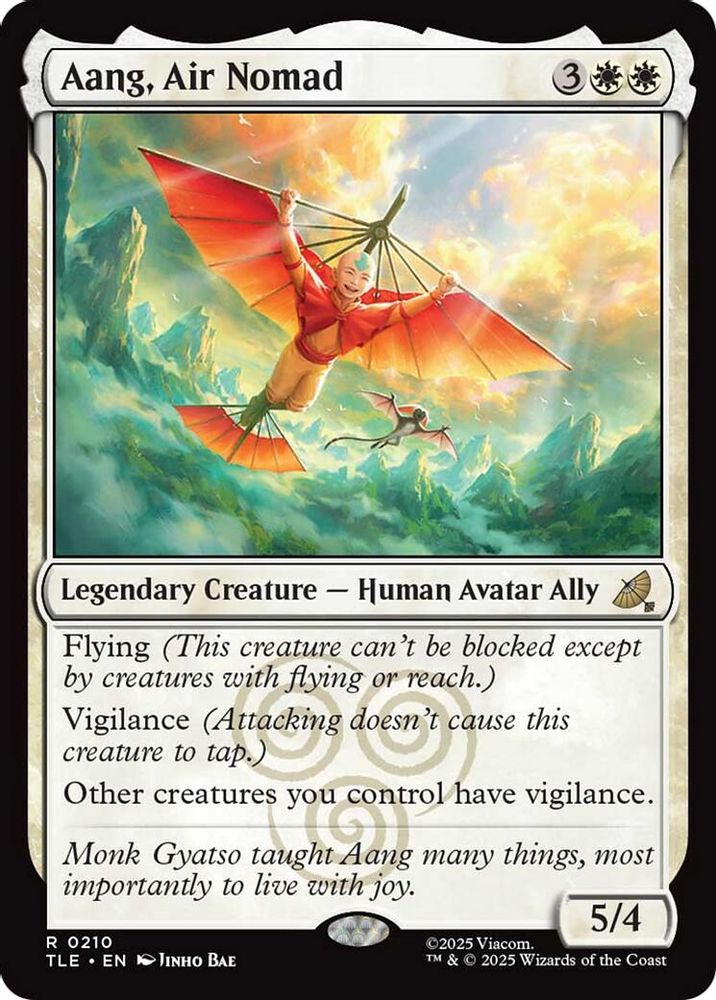 Aang, Air Nomad (0210) · 210 · Avatar: The Last Airbender: Eternal-Legal · Foil