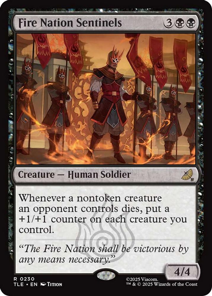 Fire Nation Sentinels · 230 · Avatar: The Last Airbender: Eternal-Legal · Non-foil