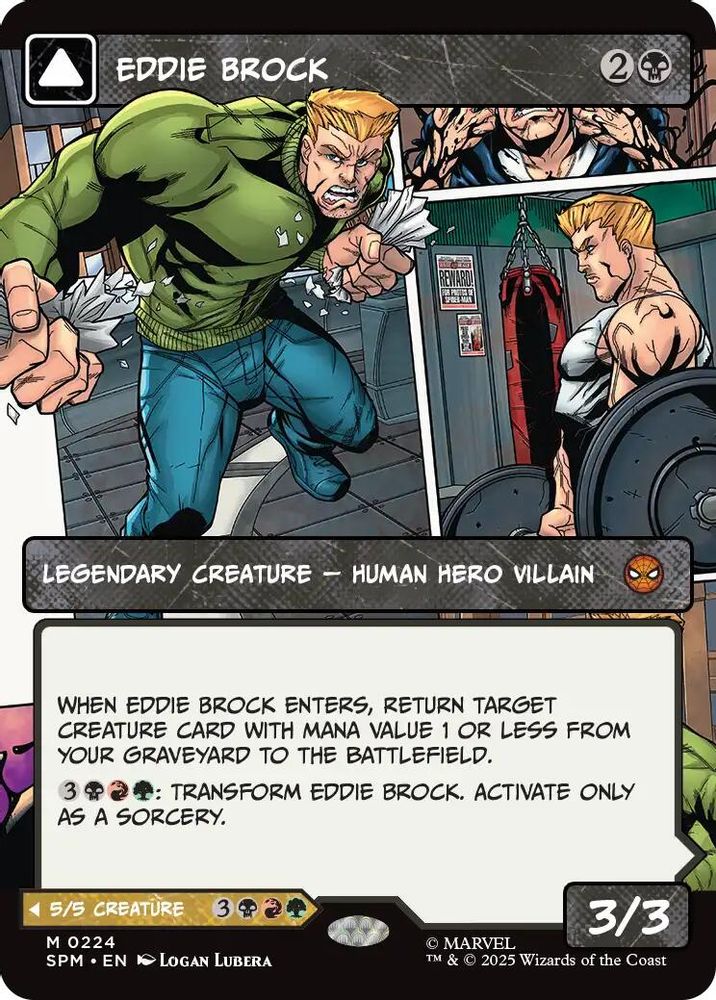 Eddie Brock (0224) (Borderless) · 224 · Marvel's Spider-Man · Non-foil