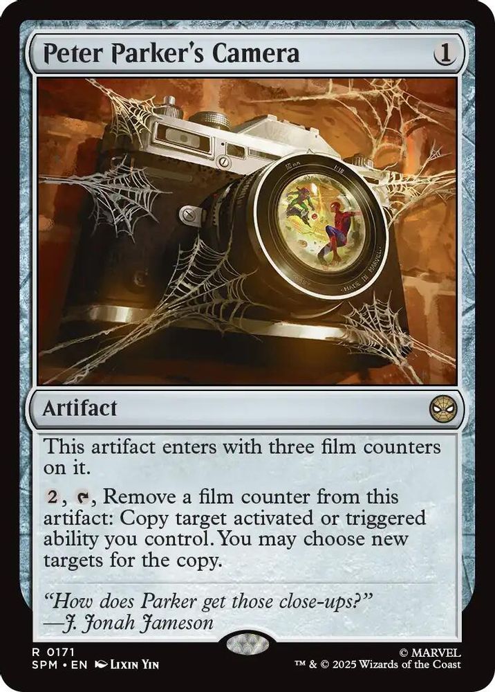 Peter Parker's Camera · 171 · Marvel's Spider-Man · Foil