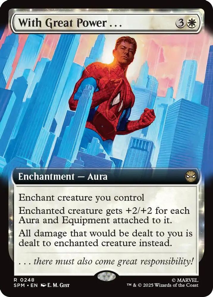 With Great Power... (Extended Art) · 248 · SPM · Foil