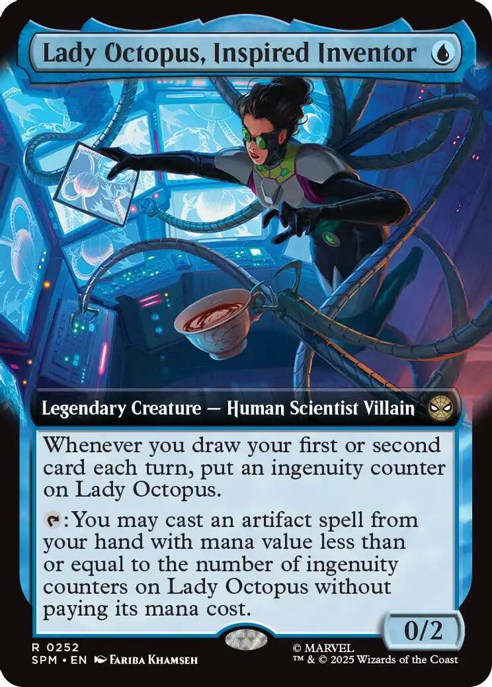 Lady Octopus, Inspired Inventor (Extended Art) · 252 · Marvel's Spider-Man · Foil