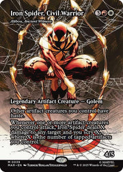 Iron Spider, Civil Warrior - Alibou, Ancient Witness (Borderless) · 39 · Marvel Universe Eternal-Legal · Non-foil