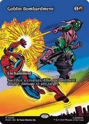 Goblin Bombardment (Borderless) · 23 · Marvel Universe Eternal-Legal · Non-foil