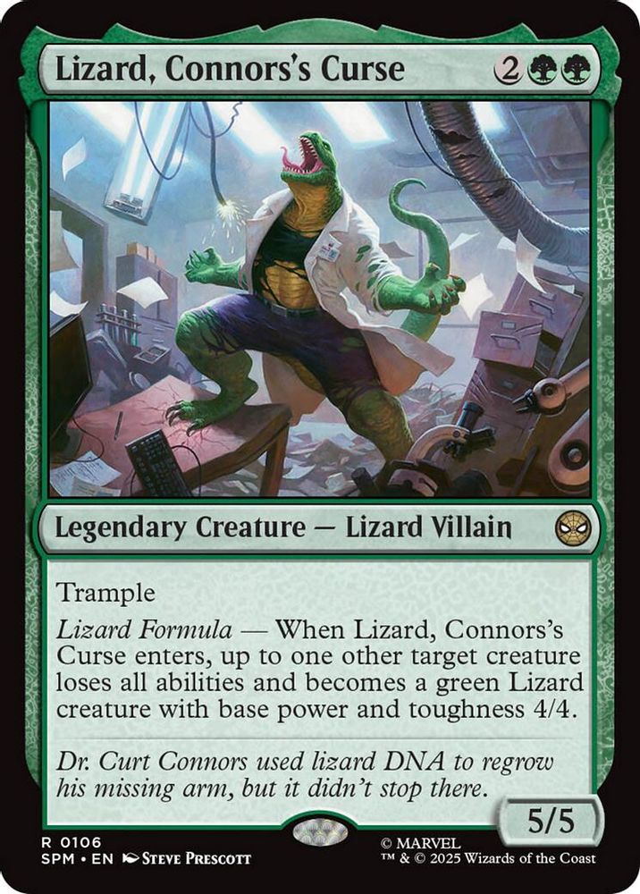 Lizard, Connors's Curse · 106 · SPM · Foil