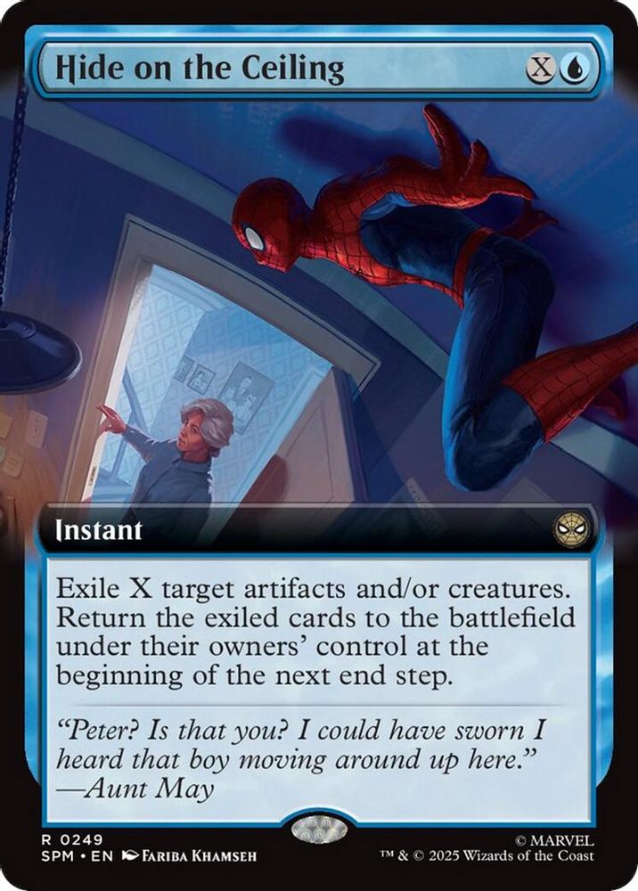 Hide on the Ceiling (Extended Art) · 249 · Marvel's Spider-Man · Non-foil
