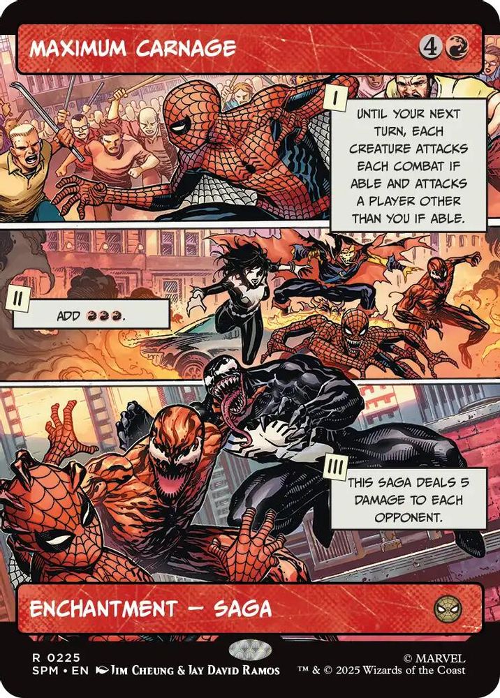 Maximum Carnage (Borderless) · 225 · SPM · Foil