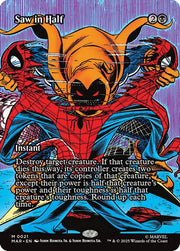 Saw in Half (Borderless) · 21 · Marvel Universe Eternal-Legal · Foil
