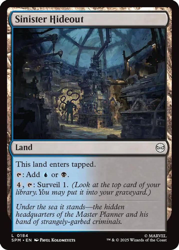 Sinister Hideout · 184 · SPM · Non-foil