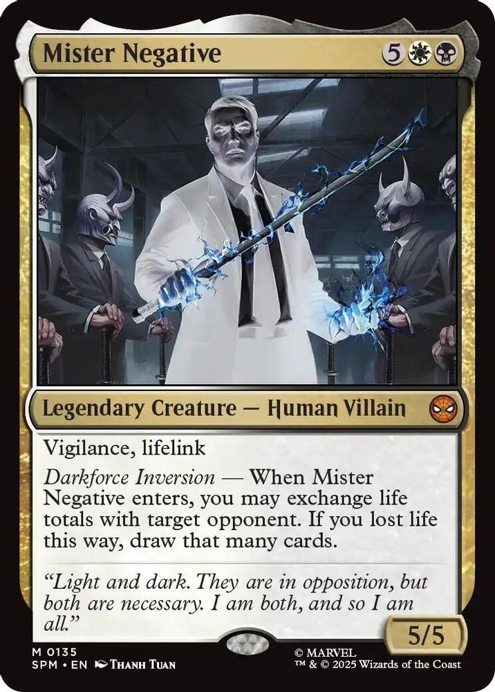 Mister Negative · 135 · Marvel's Spider-Man · Non-foil