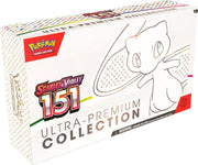 Pokémon: Scarlet and Violet 151: Ultra Premium Collection - White rectangular box with colorful Pokémon Scarlet and Violet 151 Ultra Premium Collection branding and an outlined image.