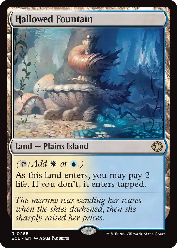 Hallowed Fountain · 265 · Lorwyn Eclipsed · Non-foil