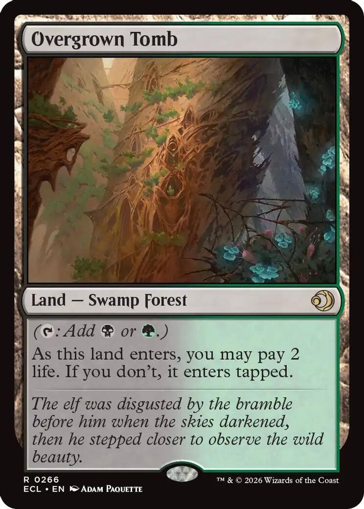 Overgrown Tomb · 266 · Lorwyn Eclipsed · Non-foil