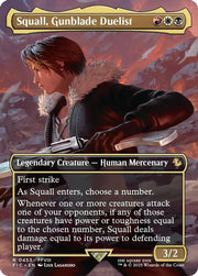 Squall, Gunblade Duelist (Borderless) · 453 · Commander: FINAL FANTASY · Foil