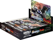 Godzilla Card Game: Resonance of Rivals: Booster Box - Resonance of Rivals with colorful monster artwork and logo on the side and flap.